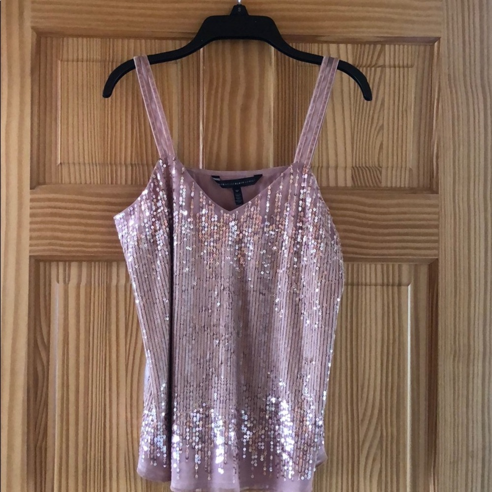 WHBM Rose Gold Cami with Sequence
